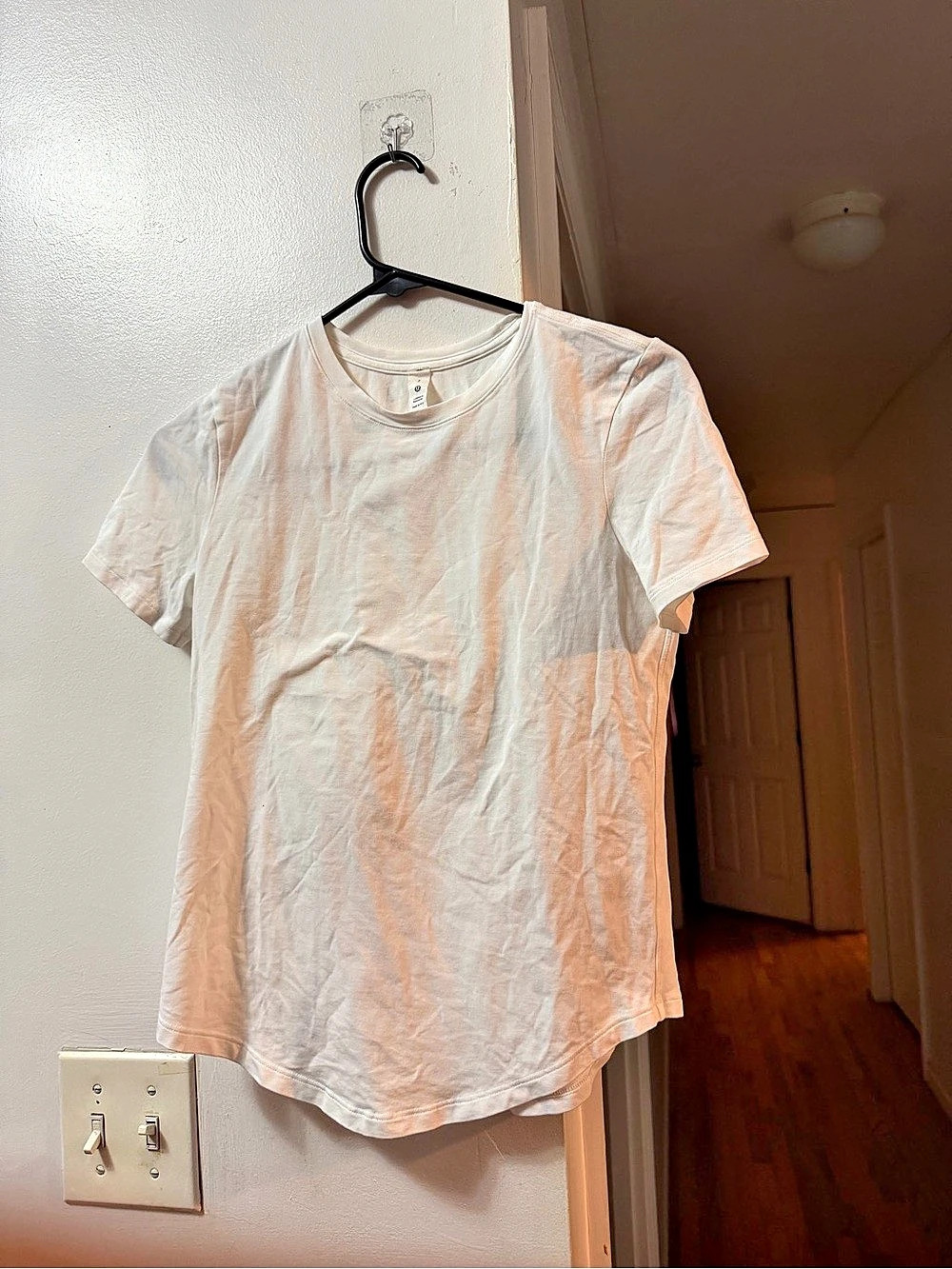 lululemon Back in Action Short-Sleeve Shirt White Size 2